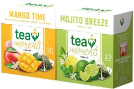 Акція на Набір чаю Tea Moments Mango Time 20 пірамідок + Mojito Breeze 20 пірамідок від Rozetka