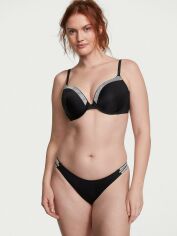 Акція на Роздільний купальник жіночий Victoria's Secret 26760022 80C/L Чорний від Rozetka