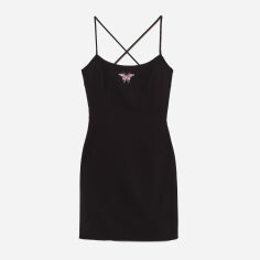 Акція на Плаття коротке жіноче H&M XAZ443862YYPA 36 Чорне від Rozetka