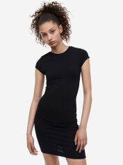 Акція на Плаття-футболка коротке літнє жіноче H&M XAZ379979DOWX S Чорне від Rozetka