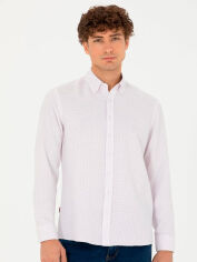 Акція на Сорочка бавовняна чоловіча Pierre Cardin G021SZ004-000-1756175 XL Біла від Rozetka
