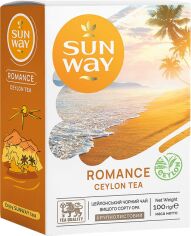Акція на Чай чорний розсипний Sun Way Romance Ceylon Black Tea 100 г від Rozetka