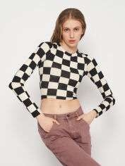 Акція на Лонгслів довгий жіночий Monki 0926501 XS Чорний від Rozetka