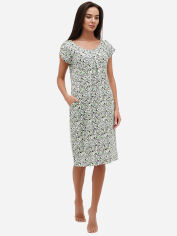 Акція на Домашня сукня жіноча великих розмірів з віскози Трикомир 40430068 Зелена від Rozetka