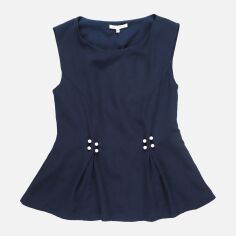 Акція на Блузка жіноча Mint&Berry GD-00052347 38 Темно-синя від Rozetka