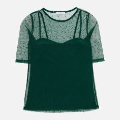 Акція на Блузка жіноча Mint&Berry GD-00052361 32 Зелена від Rozetka