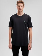 Акція на Футболка бавовняна довга чоловіча Mavi M067074 2XL Чорна від Rozetka