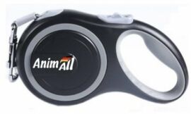 Акція на Поводок-рулетка AnimAll для собак весом до 25 кг 5 м М Серо-черный (60702) від Stylus