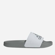 Акція на Чоловічі шльопанці для пляжу Adidas Adilette Shower IG3679 47 Сірі від Rozetka