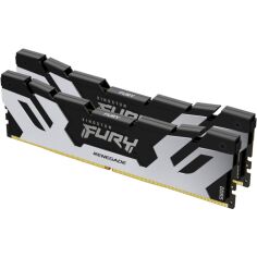 Акція на Память ПК Kingston DDR5 32GB KIT (16GBx2) 7600 FURY Renegade XMP Серый (KF576C38RSK2-32) від MOYO