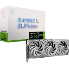 Акція на Видеокарта MSI GeForce RTX 4080 SUPER 16GB GDDR6X GAMING X SLIM WHITE (912-V511-263) від MOYO