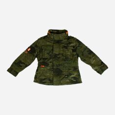 Акція на Дитяча зимова куртка для хлопчика Superdry B5000004A_Khaki 116 см Хакі від Rozetka
