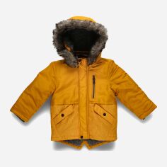 Акція на Дитяча зимова куртка-парка для хлопчика Primark GD-00062570 74 см Гірчична від Rozetka