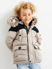 Акція на Дитяча зимова стьобана куртка для хлопчика C&A GD-00074203 122 см Сіра від Rozetka