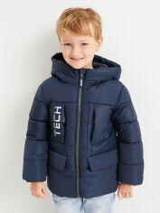 Акція на Дитяча зимова стьобана куртка для хлопчика C&A GD-00074396 98 см Темно-синя від Rozetka