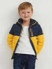Акція на Дитяча демісезонна стьобана куртка для хлопчика C&A GD-00074613 128 см Жовта від Rozetka
