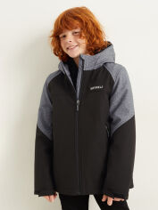 Акція на Підліткова зимова куртка для хлопчика C&A GD-00074224 140 см Чорна від Rozetka