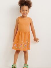 Акція на Дитяча літня сукня для дівчинки C&A GD-00071630 116 см Помаранчева від Rozetka