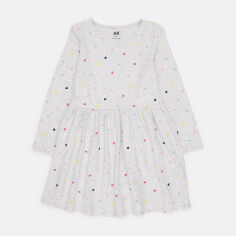Акція на Дитяче плаття для дівчинки H&M 0716241_010 110-116 см Сіре (СА2000002007692) від Rozetka
