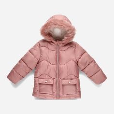 Акція на Дитяча зимова стьобана куртка для дівчинки Primark GD-00062576 80 см Рожева від Rozetka