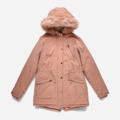Акция на Підліткова зимова куртка парка довга для дівчинки Primark GD-00062550 166 см Світло-рожева от Rozetka