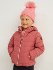 Акція на Дитяча демісезонна стьобана куртка для дівчинки C&A GD-00074143 92 см Коралова від Rozetka