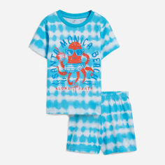 Акція на Дитяча літня піжама для хлопчика C&A GD-00073255 98 см Блакитна від Rozetka