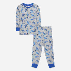 Акція на Дитяча піжама для хлопчика C&A GD-00073296 104 см Сіра з синім від Rozetka