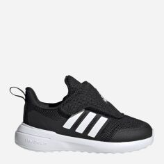 Акція на Дитячі кросівки для хлопчика adidas Fortarun 2.0 Ac I IG2555 22 Чорні від Rozetka