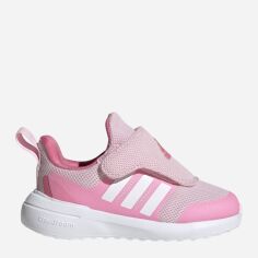 Акція на Дитячі кросівки для дівчинки Adidas Fortarun 2.0 Ac I IG4871 22 Рожеві від Rozetka