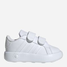 Акція на Дитячі кеди для дівчинки Adidas Grand Court 2.0 Cf ID5273 22 Білі від Rozetka