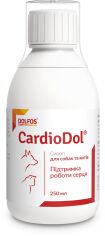 Акція на Витаминно-минеральный комплекс Dolfos CardioDol КардиоДол для сердечно-сосудистой системы для собак и кошек 250 мл (1216-25) від Stylus