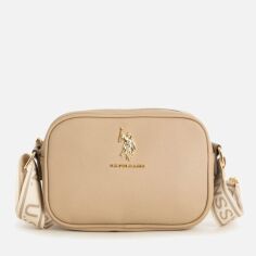 Акція на Сумка крос-боді через плече жіноча U.S. Polo Assn 8923397 Коричнева від Rozetka