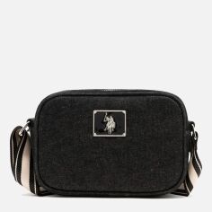 Акція на Сумка крос-боді через плече жіноча U.S. Polo Assn 421487094 Чорна від Rozetka