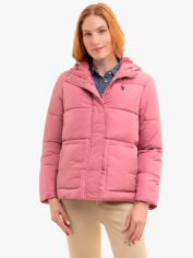 Акція на Куртка демісезонна з капюшоном жіноча U.S. Polo Assn 927498489 L Рожева від Rozetka