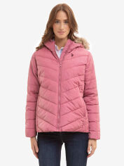 Акція на Куртка демісезонна з капюшоном жіноча U.S. Polo Assn 934614052 L Рожева від Rozetka