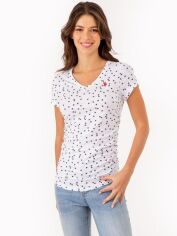 Акція на Футболка бавовняна жіноча U.S. Polo Assn 226323-1H00A XS Біла від Rozetka