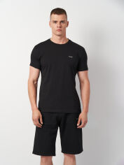 Акція на Футболка бавовняна чоловіча Calvin Klein Jeans 11336.1 S (44) Чорна від Rozetka