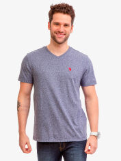 Акція на Футболка довга чоловіча U.S. Polo Assn 650925680 S Синя від Rozetka