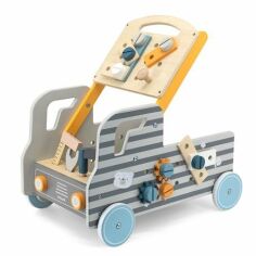 Акция на Деревянная машинка с инструментами Viga Toys PolarB (44066) от Stylus