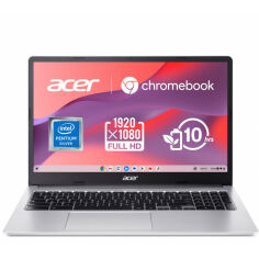 Акція на Ноутбук Acer Chromebook CB315-4HT (NX.KBAEU.002) Silver від Comfy UA