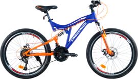 Акція на Велосипеди Crossride MTB-SUSP. ST "NITRO" 24" 17" Фіолетовий (0212-2) від Rozetka