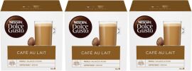 Акція на Набір Кава в капсулах NESCAFE Dolce Gusto Cafe Au Lait 3 упаковки х 16 шт від Rozetka
