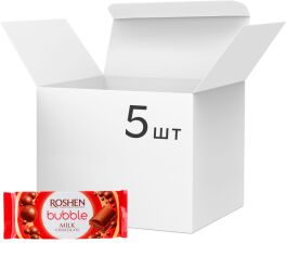 Акція на Упаковка молочного шоколаду Roshen Пористий 80 г х 5 шт від Rozetka