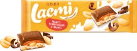 Акція на Шоколад Roshen Lacmi молочний з арахісом і карамельно-арахісовою начинкою 295 г від Rozetka