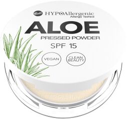 Акція на Пудра пресована Bell Aloe Pressed Powder SPF15 02 Hypo Allergenic 5 г від Rozetka