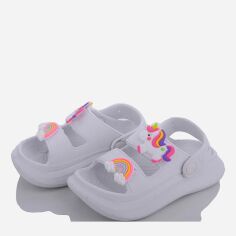 Акція на Дитячі сандалі для дівчинки Deshman E9060-white 26 Білі від Rozetka