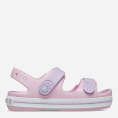 Акція на Дитячі сандалі для дівчинки Crocs Kids Crocband Cruiser Sandal 209423-84I 33-34 (J2) Рожеві від Rozetka
