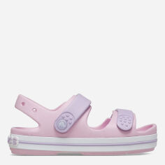 Акція на Підліткові сандалі для дівчинки Crocs Kids Crocband Cruiser Sandal 209423-84I 34-35 (J3) Рожеві від Rozetka