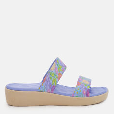 Акція на Жіночі шльопанці для пляжу Joybees The Cute Sandal WTCSD.BPF. 39.5 (W9) 25.7 см Blue Iris Painted Floral від Rozetka